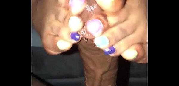  Sexy, Colorful, Ebony  I met on Localebonys.com Toes Footjob